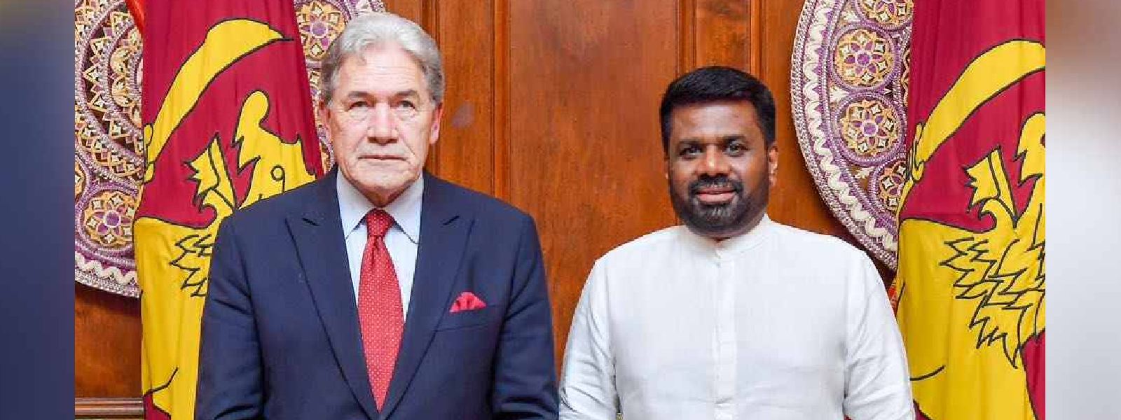 நியூசிலாந்து துணை பிரதமர் - ஜனாதிபதி சந்திப்பு